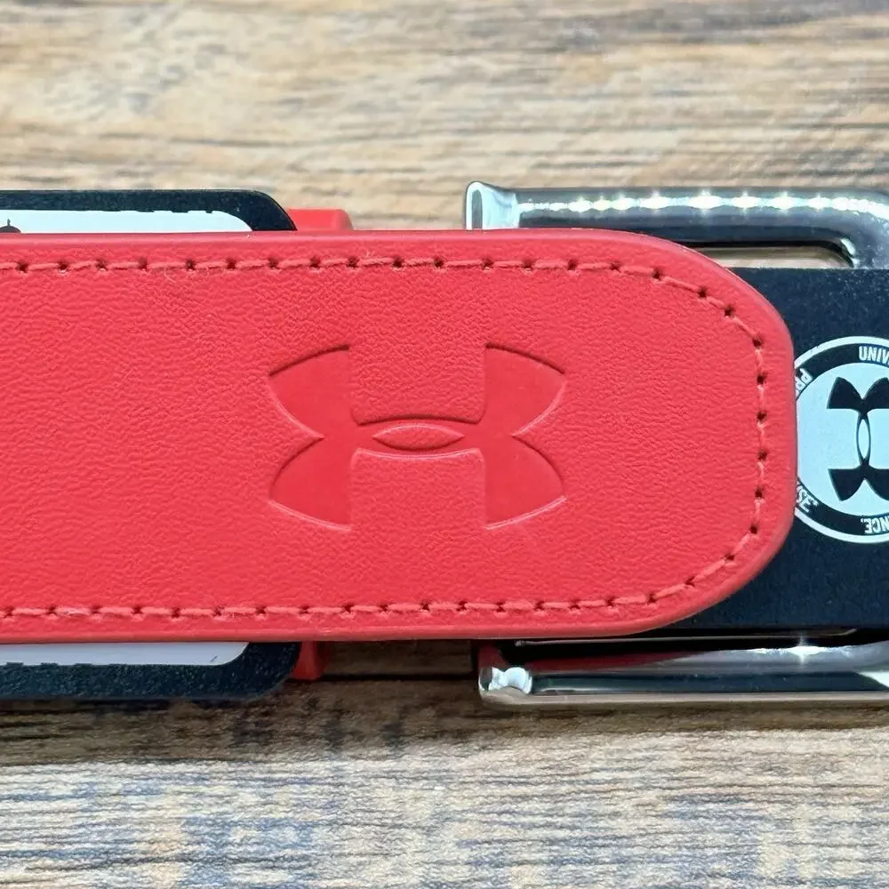 Under Armour Youth Red Adjustable Baseball Belt Fits Up to 36